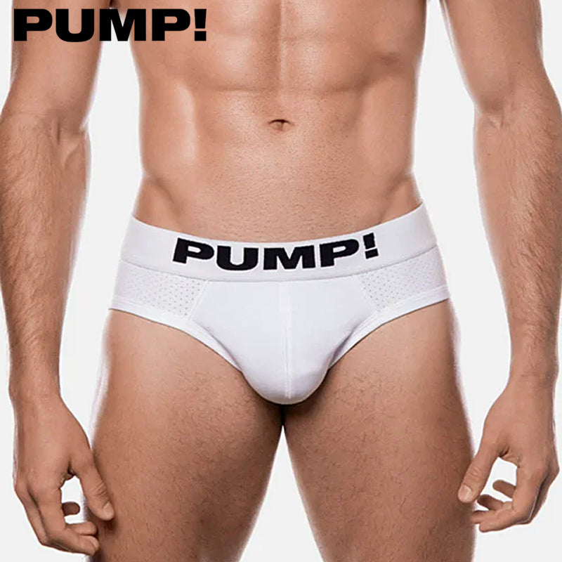 PUMP! - White Classic Brief - White