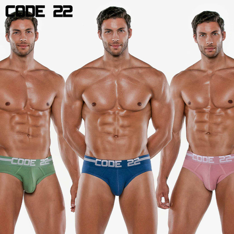 CODE22 -  FUN Cotton Brief 3 Multipack 