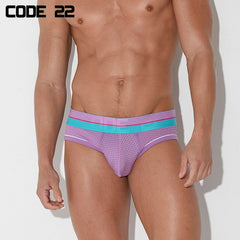 CODE22 -  Bright Mesh Brief purple