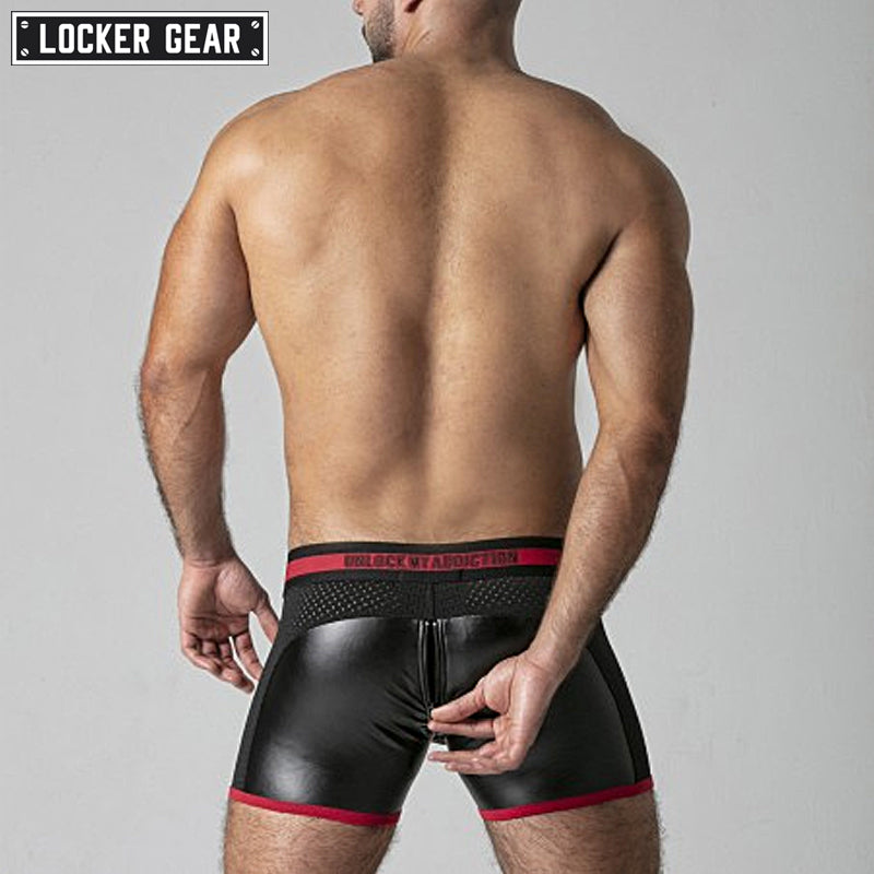 LOCKER GEAR - FULL ACCESS Back Zipper Trunks - Red