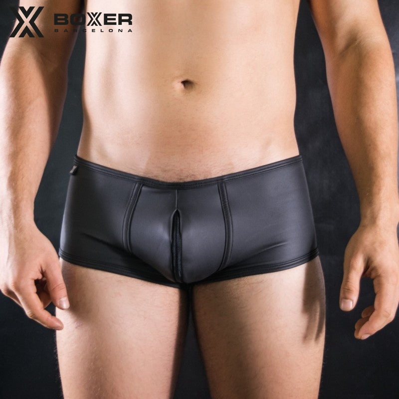 BOXER - Neo Boxer Short - Double Zip - Black