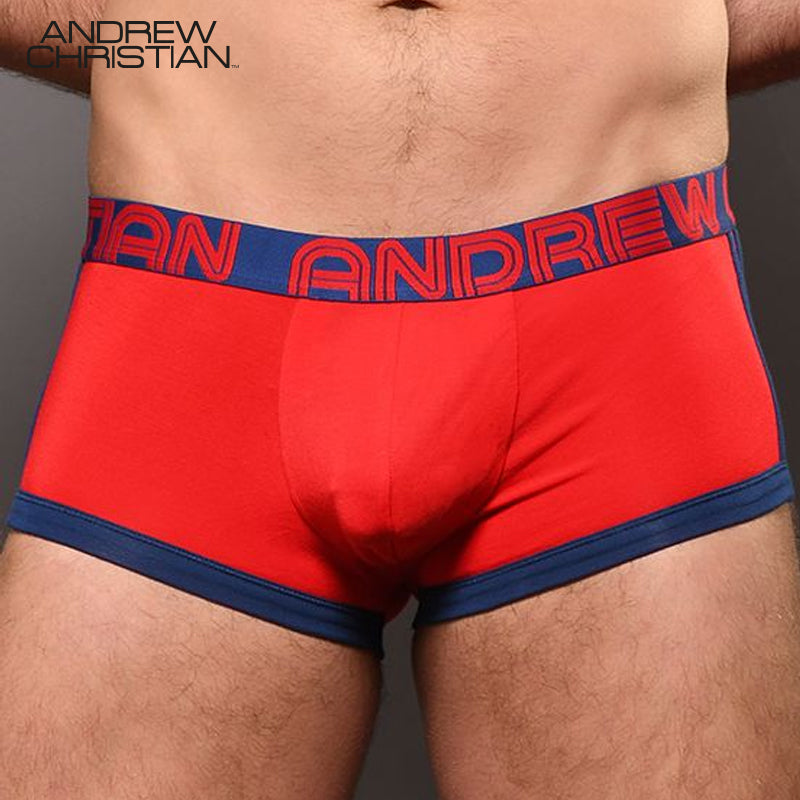 Andrew Christian-CoolFlex Active Modal Boxer w/ SHOW-IT® - Red