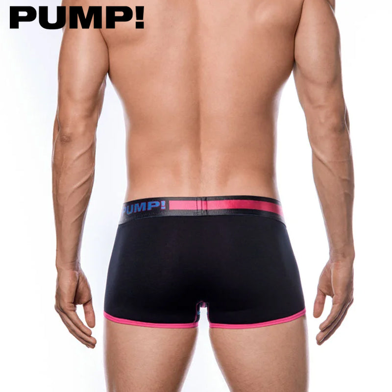 PUMP! - Play Fuchsia Boxer - Black