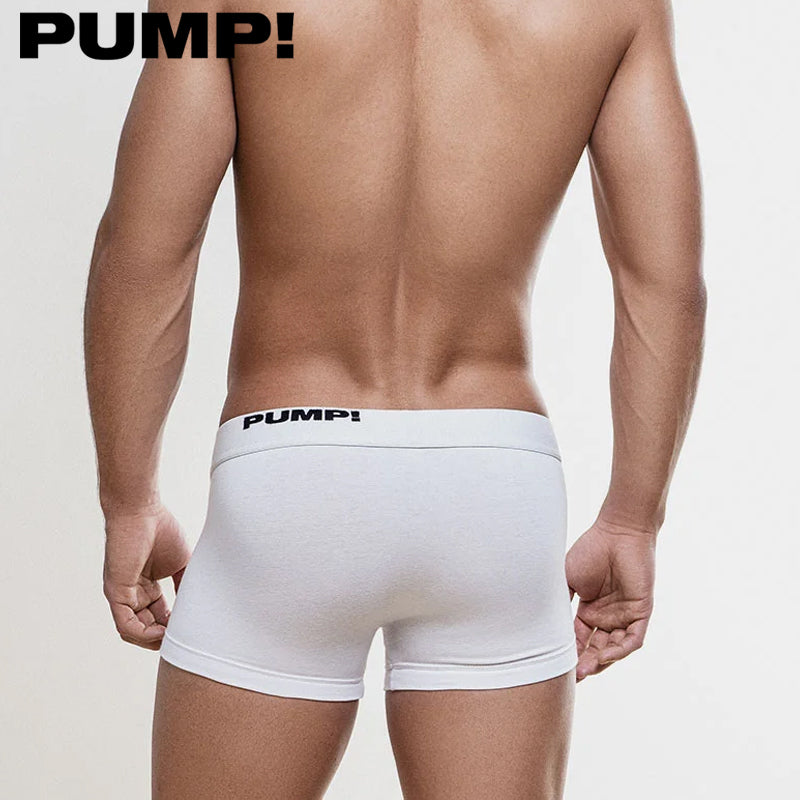 PUMP! - White Classic Boxer - White