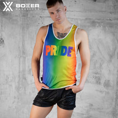 BOXER - X-Boyz Aircool Vest Tank Top - PRIDE