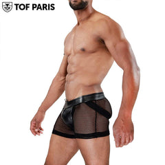 TOF Paris - Spartacus Full Zip Jockshorts - Black