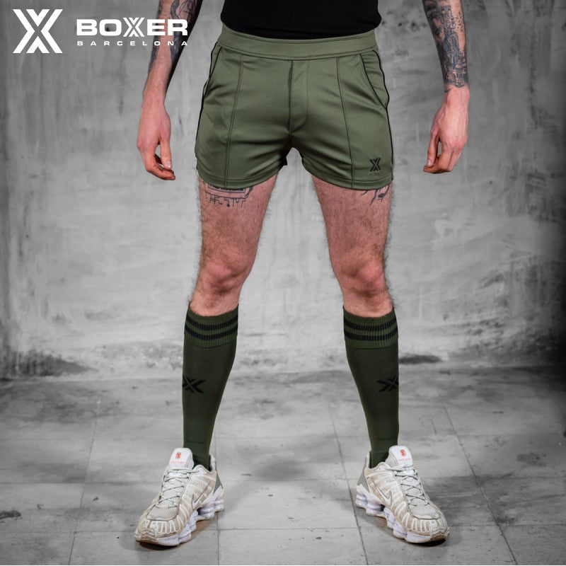 BOXER - T-Class Shorts - Khaki/Black