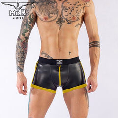 Mister B Neoprene Pouch Shorts Black Yellow