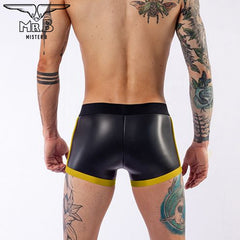 Mister B Neoprene Pouch Shorts Black Yellow