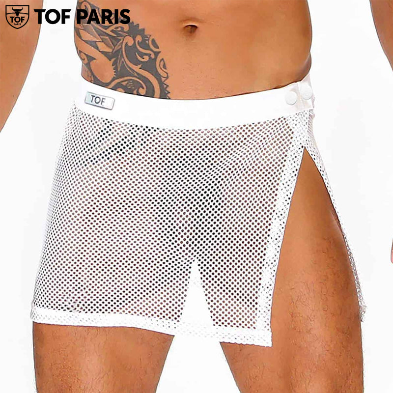 TOF Paris - Circuit Mesh Skirt - White