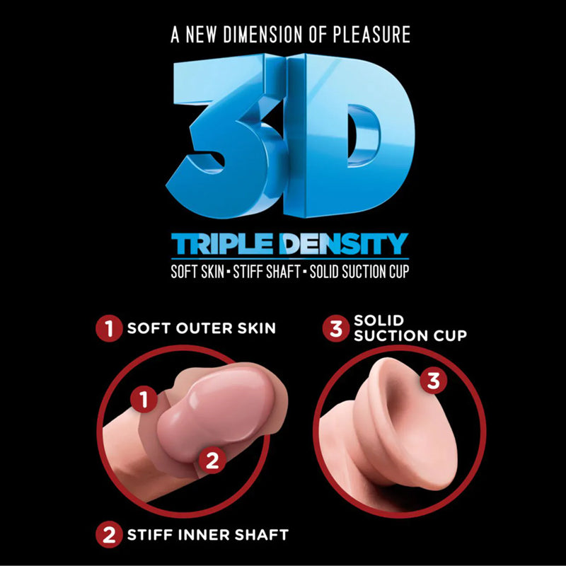 Pipedream King Cock Plus Triple Density Double Penetrator (24.13 cm)