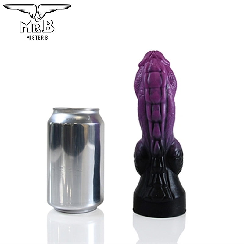 Mister B - HellHound Argus Dildo - Black Purple S (19 cm)