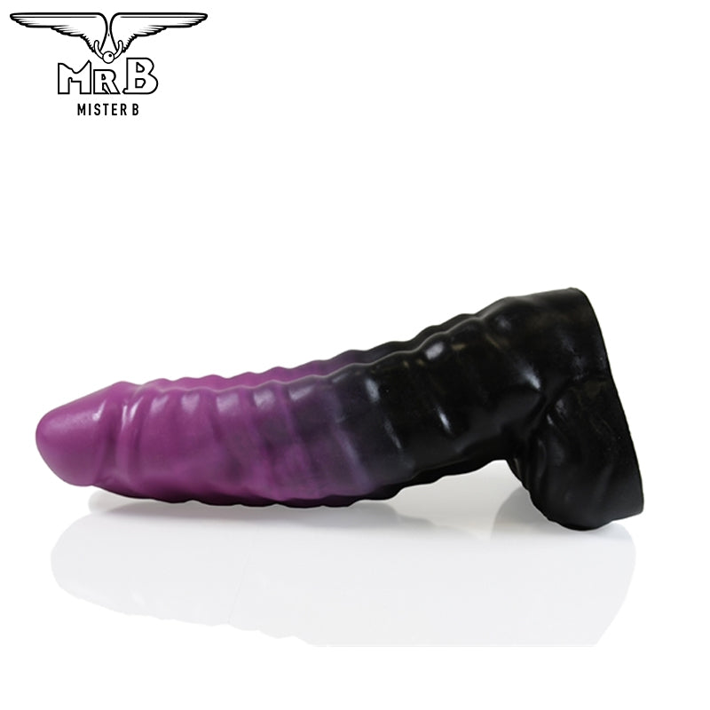 Mister B - HellHound Drogon Dildo - Black Purple S (22 cm)