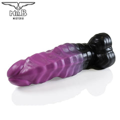 Mister B - HellHound Drogon Dildo - Black Purple S (22 cm)