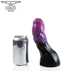 Mister B - HellHound Horus Dildo - Black Purple S (20 cm)