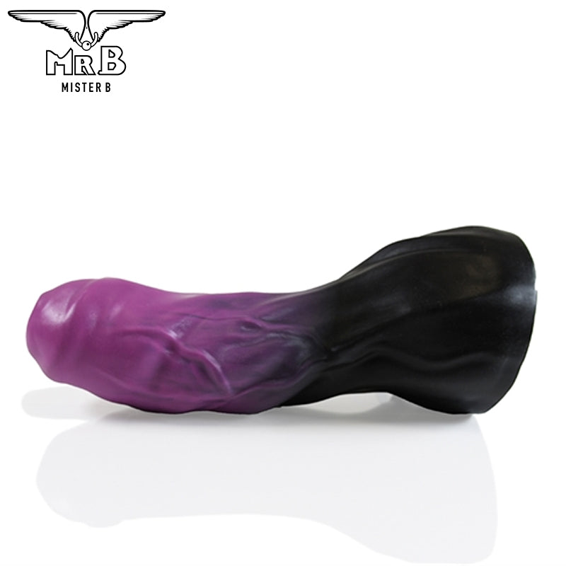 Mister B - HellHound Horus Dildo - Black Purple M (25 cm)