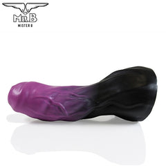 Mister B - HellHound Horus Dildo - Black Purple S (20 cm)