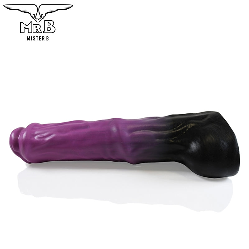 Mister B - HellHound Pegasus Dildo - Black Purple S (22 cm)