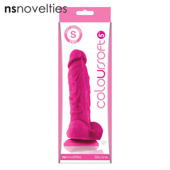 NS Novelties - ColourSoft 5 Inch Soft Dildo (17 cm)