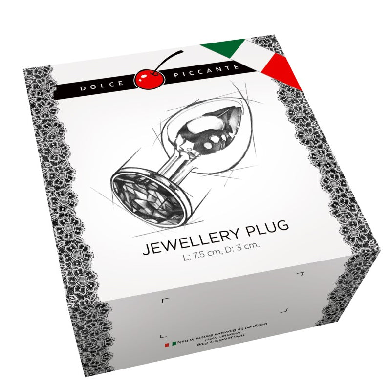 Dolce Piccante Jewellery Anal Plug Silver Small