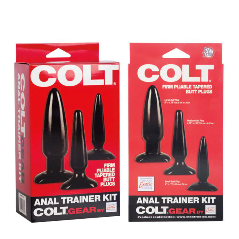 Colt Anal Trainer Kit 3pc Butt Plugs