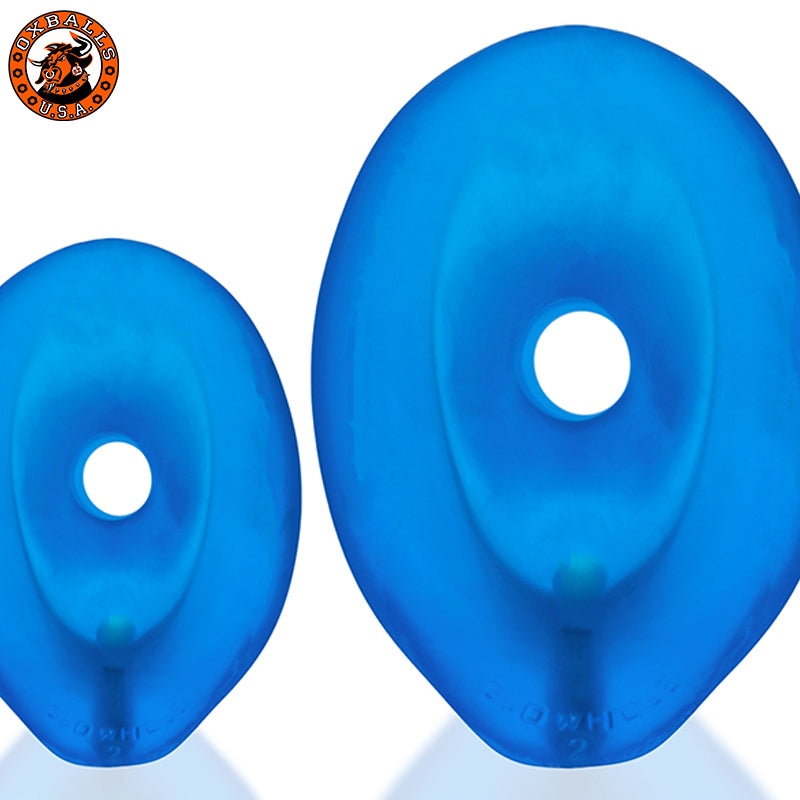 Oxballs - Glowhole-1 Hollow Buttplug with Led Insert Blue Morph Small