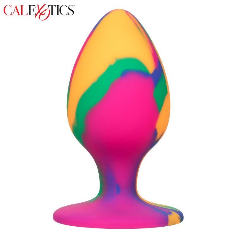 CalExotics - Cheeky Large Tie-Dye Butt Plug