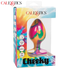 CalExotics - Cheeky Large Tie-Dye Butt Plug