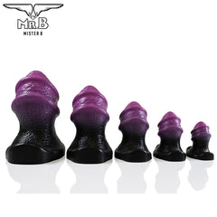 Mister B - HellHound Sphinx Buttplug - Black Purple S (10 cm)