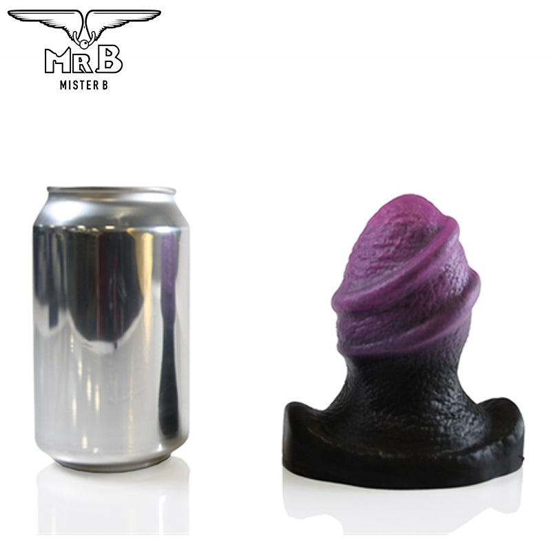 Mister B - HellHound Sphinx Buttplug - Black Purple M (12 cm)