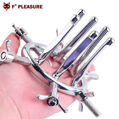 F* Pleasure - Metal anal expander speculum L - ANAL SPREIZER