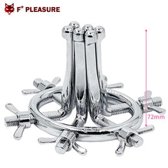 F* Pleasure - Metal anal expander speculum L - ANAL SPREIZER