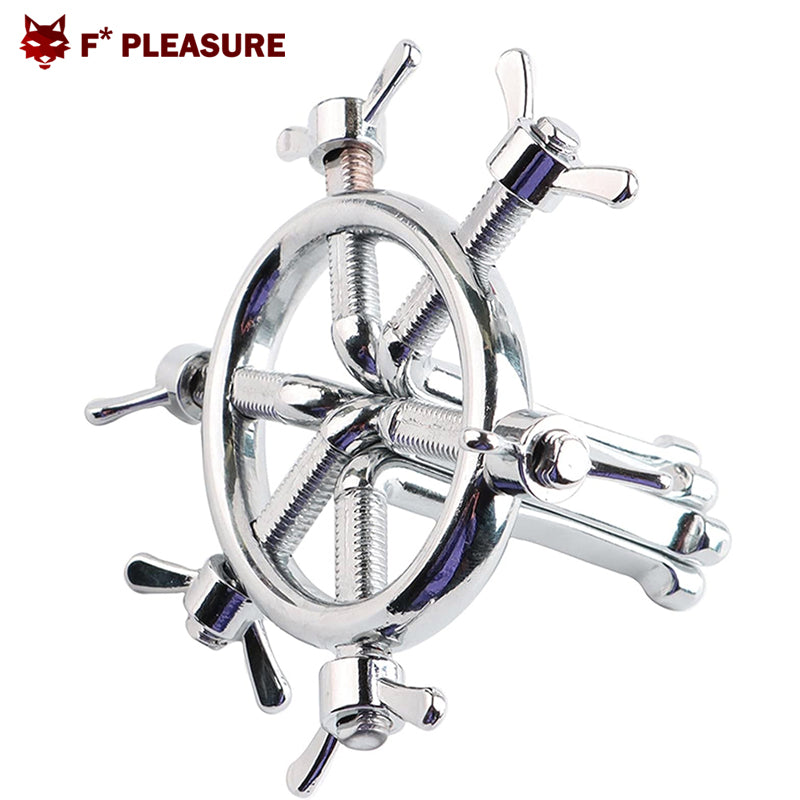 F* Pleasure - Metal anal expander speculum L - ANAL SPREIZER