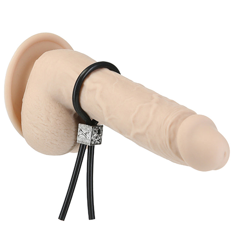 Lux Active - Tether Adjustable Silicone Cock Tie - Black