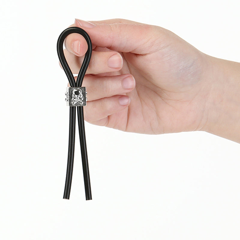 Lux Active - Tether Adjustable Silicone Cock Tie - Black