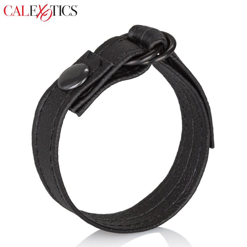 CalExotics - Leather Cinch Cockring Strap