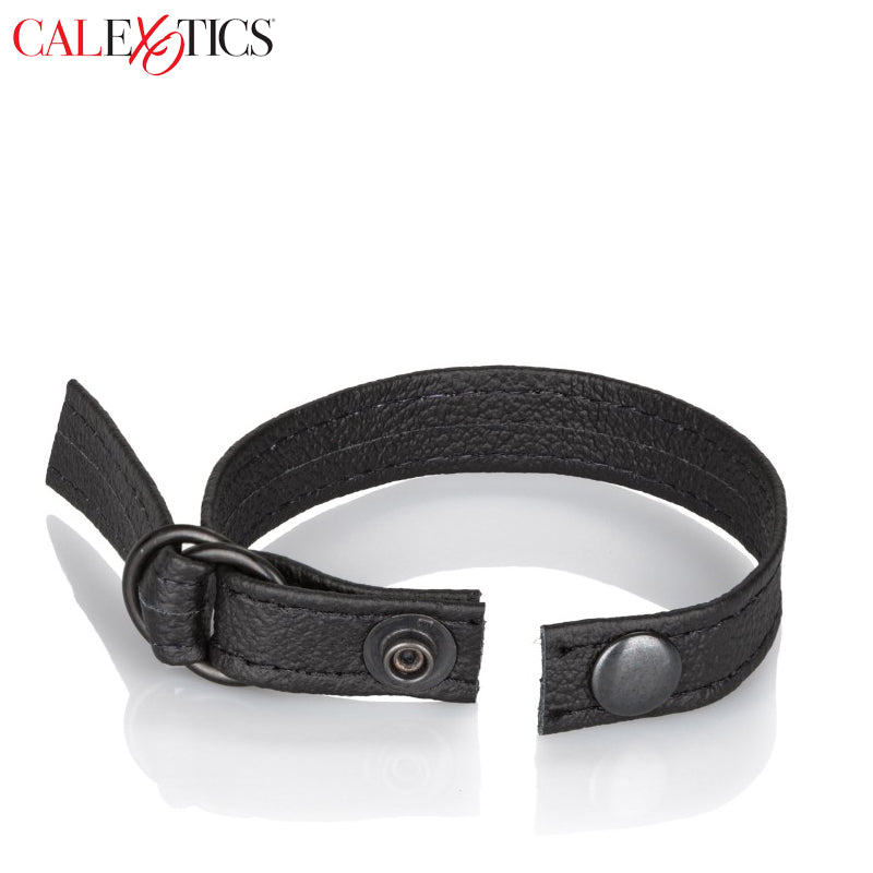 CalExotics - Leather Cinch Cockring Strap