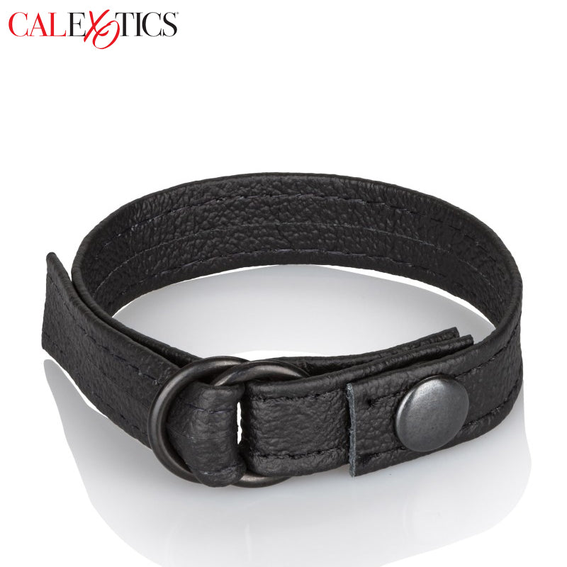 CalExotics - Leather Cinch Cockring Strap