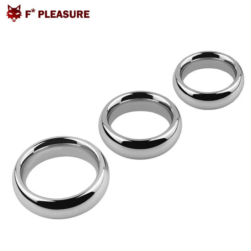 F* Pleasure -  Stainless steel cock ring - Ø 45 mm.