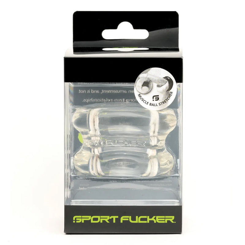 Sport Fucker TPE Muscle Ball Stretcher - Clear