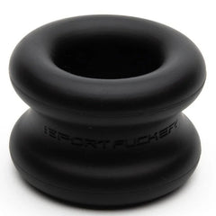 Sport Fucker Liquid Silicone Muscle Ball Stretcher - Black