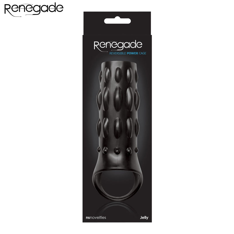 NS Novelties  - Renegade Power Cage Penis Extender Sleeve Black