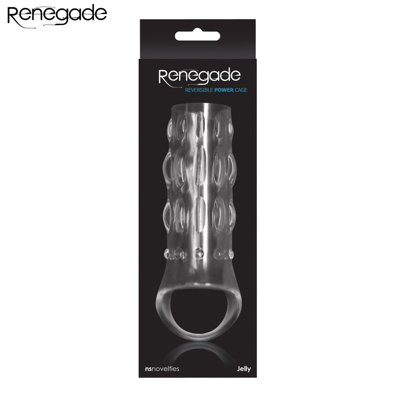 NS Novelties  - Renegade Power Cage Penis Extender Sleeve Transparent