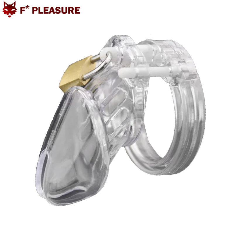 F* Pleasure - Chastity Cage - Clear (Size S)