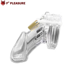 F* Pleasure - Chastity Cage - Clear (Size L)