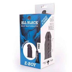 All Black - Real Skin Touch Masturbator - E-Boy