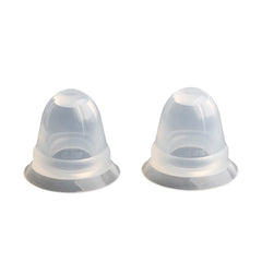 665 Leather - Super Silicone Nipple Suckers Large - Clear