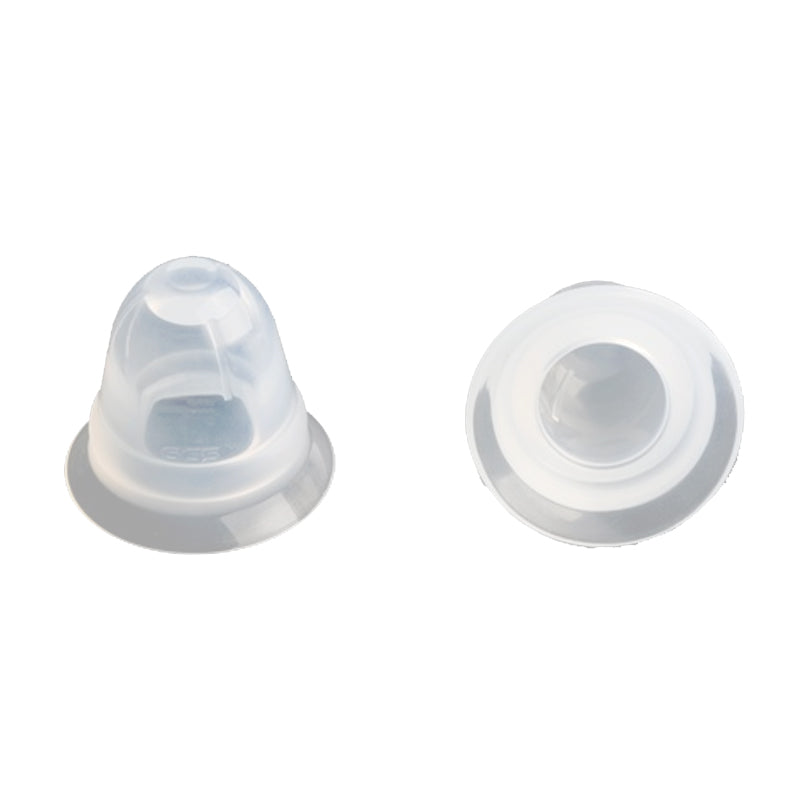 665 Leather - Super Silicone Nipple Suckers Large - Clear