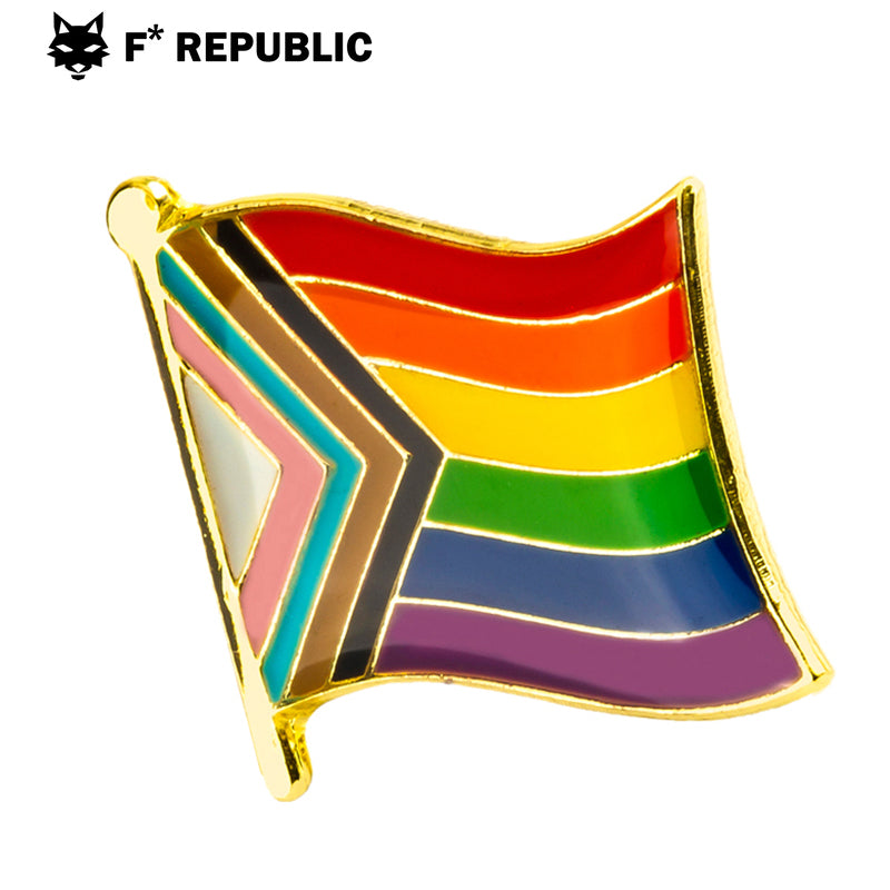 PRIDE LGBTQ Rainbow Jewelry Pin - Rainbow 2