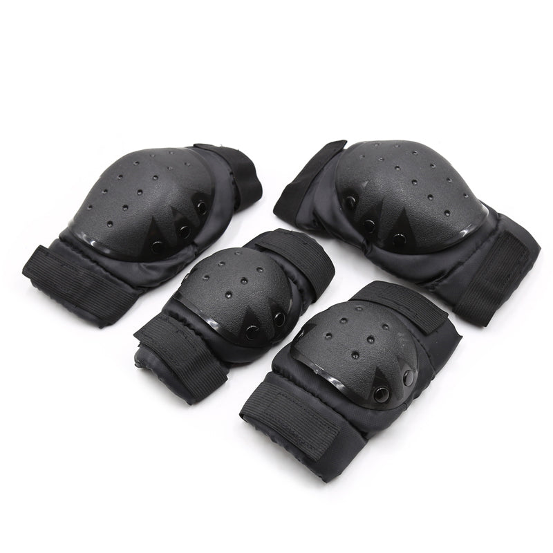 Knees and Elbows Protection Pads - Black